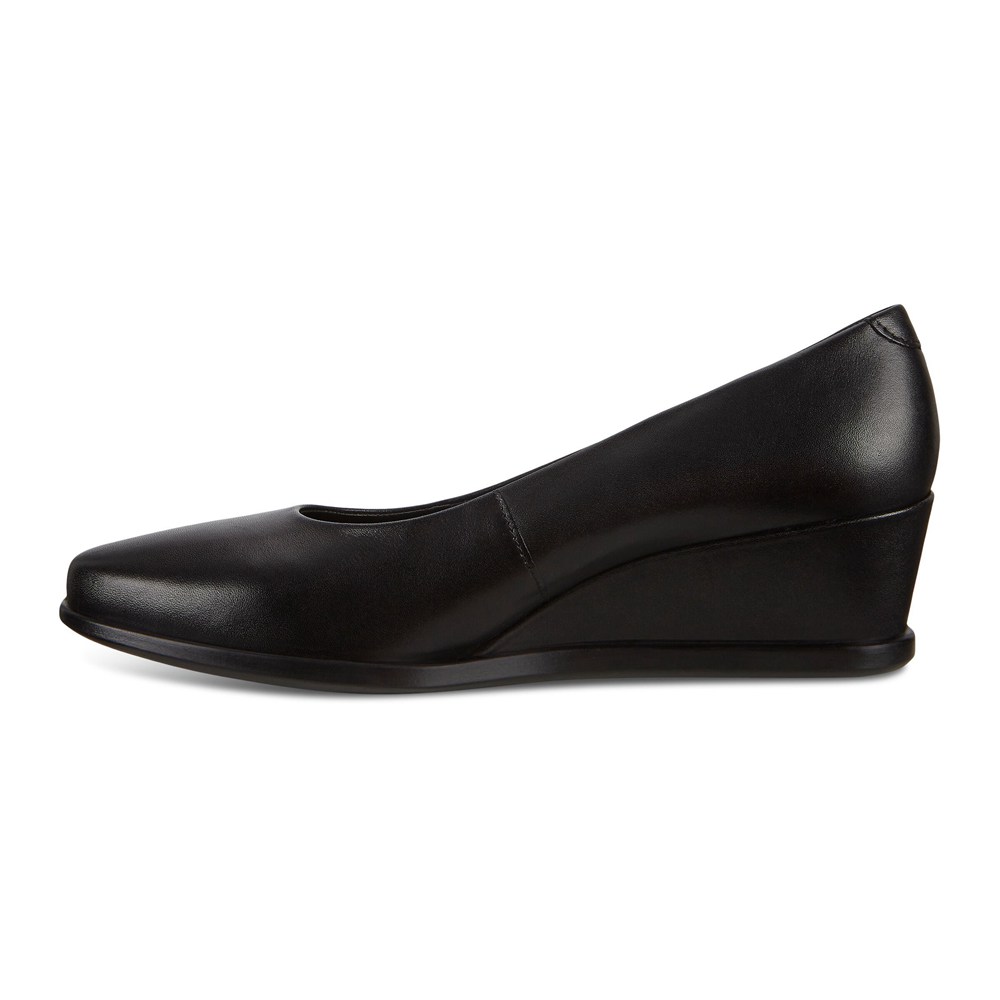 Loafers Mujer - ECCO Shape 45 Wedge - Negros - XHW326708